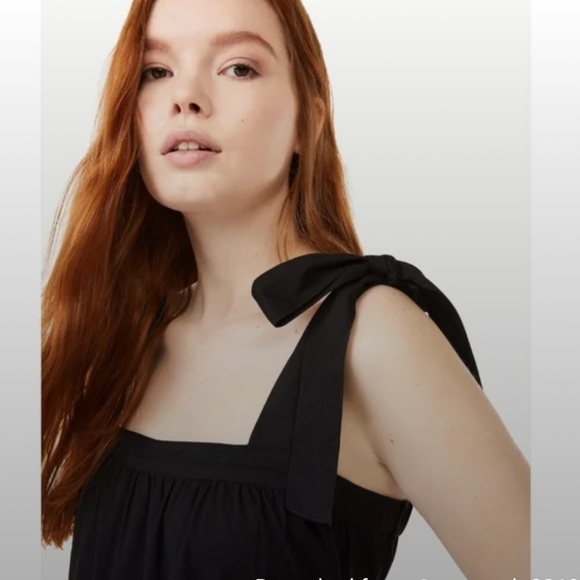 Free Assembly Tiered Maxi Dress with Shoulder Ties - Picture 2 of 8